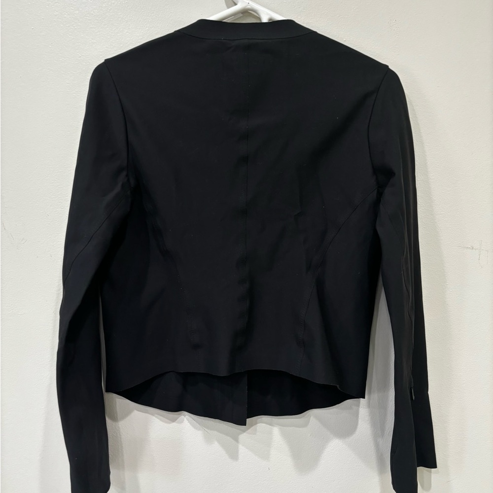 Athleta Stellar Double Front Zip Blazer Jacket Women’s Size Small - Picture 8 of 10